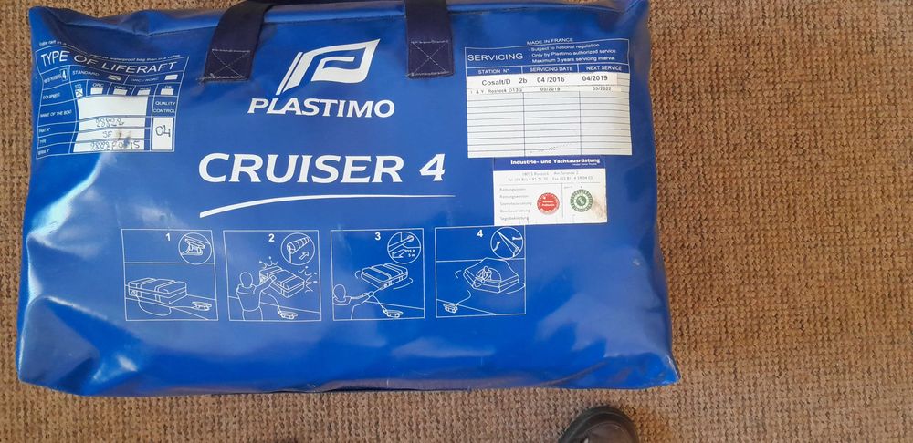 Tratwa ratunkowa Plastimo 4 osobowa
