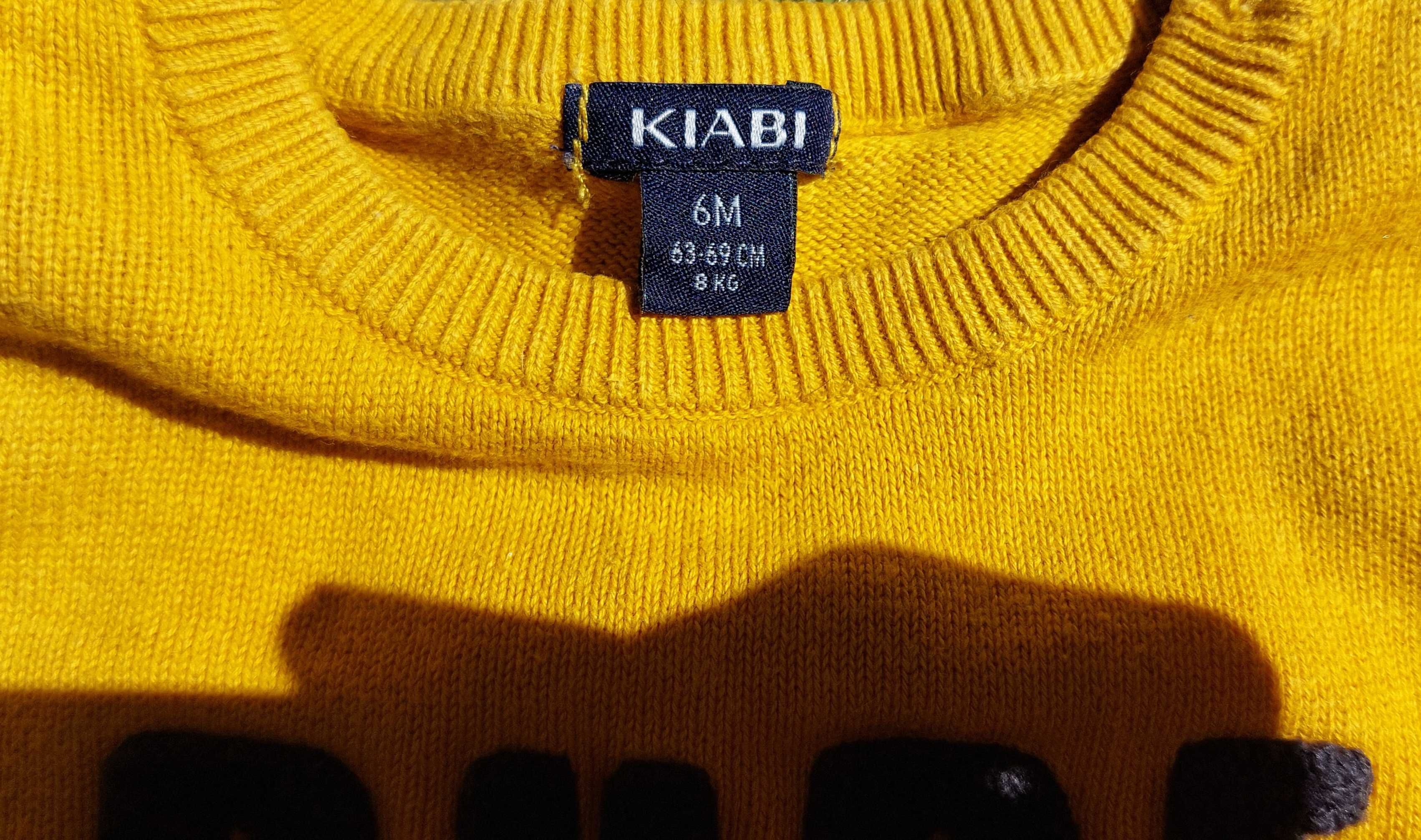 Camisola Amarelo Torrado Kiabi 6 meses
