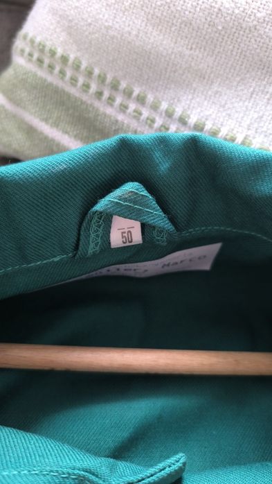 Kurtka nowa robocza męska drelichowa zielona 50 L bluza