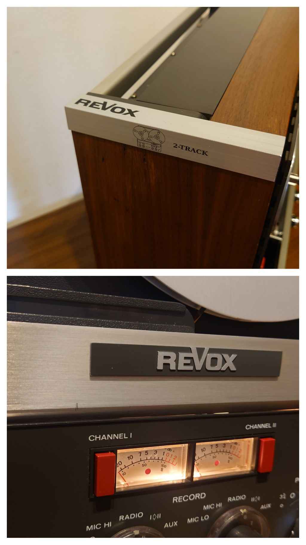 Revox A77 mk I 2track, magnetofon szpulowy + naby Revox + szpule, 72r