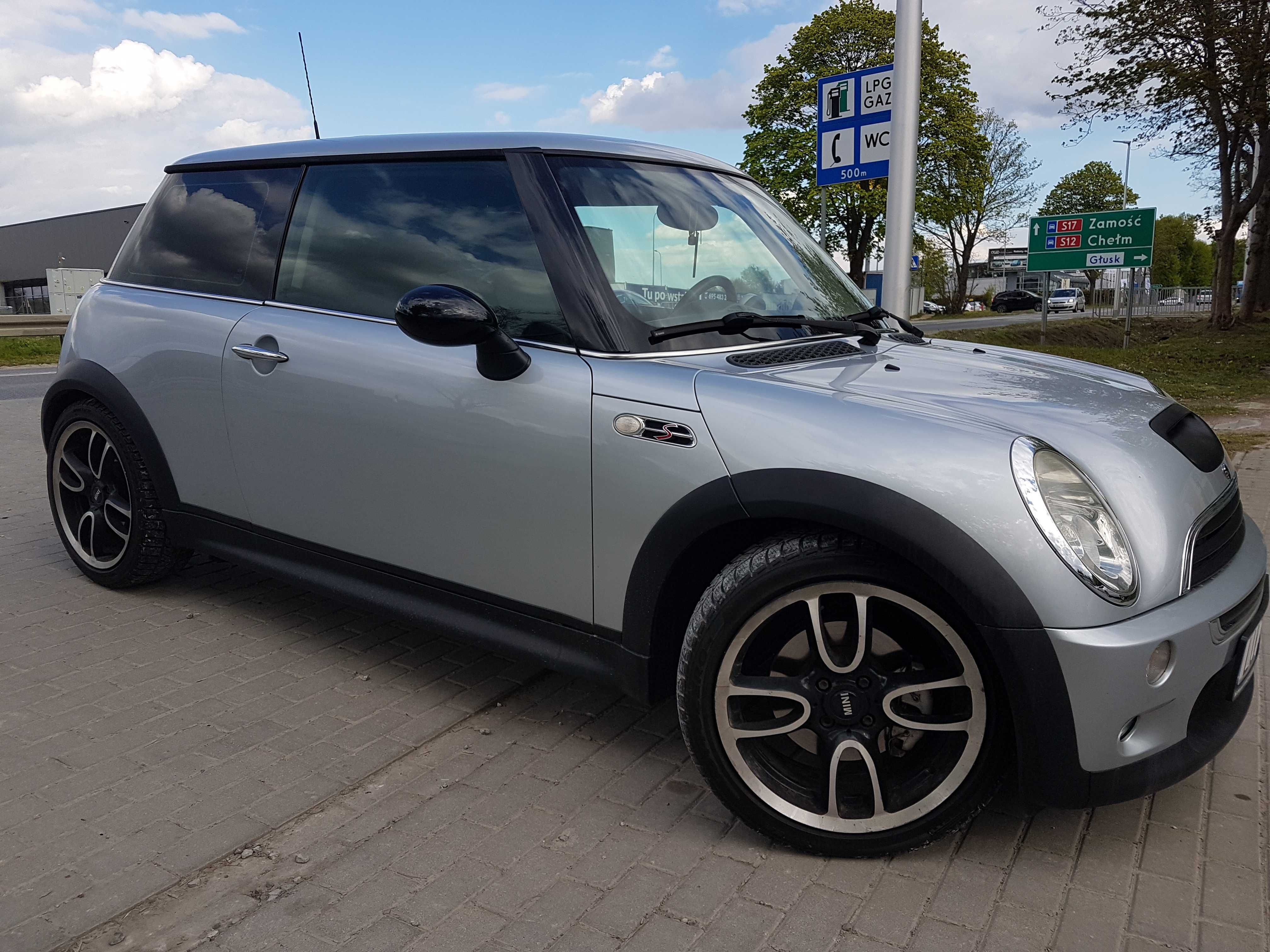 Piękny Mini Cooper S-1,6 Benzyna 173KM Kompresor Bezwypadek Oryginał-