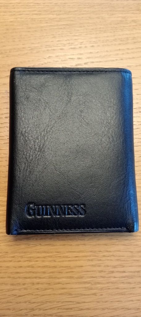 Portfel męski skórzany czarny Guinness