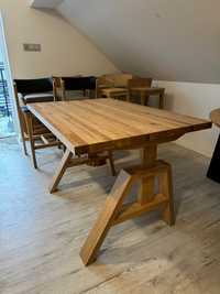 Stół,biurko drewniane,dębowe 120x80