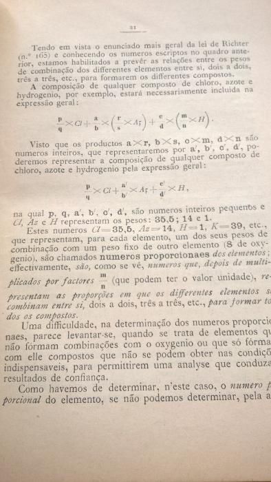 Elementos de Chimica e de Geologia de Achilles Machado, edição de 1903