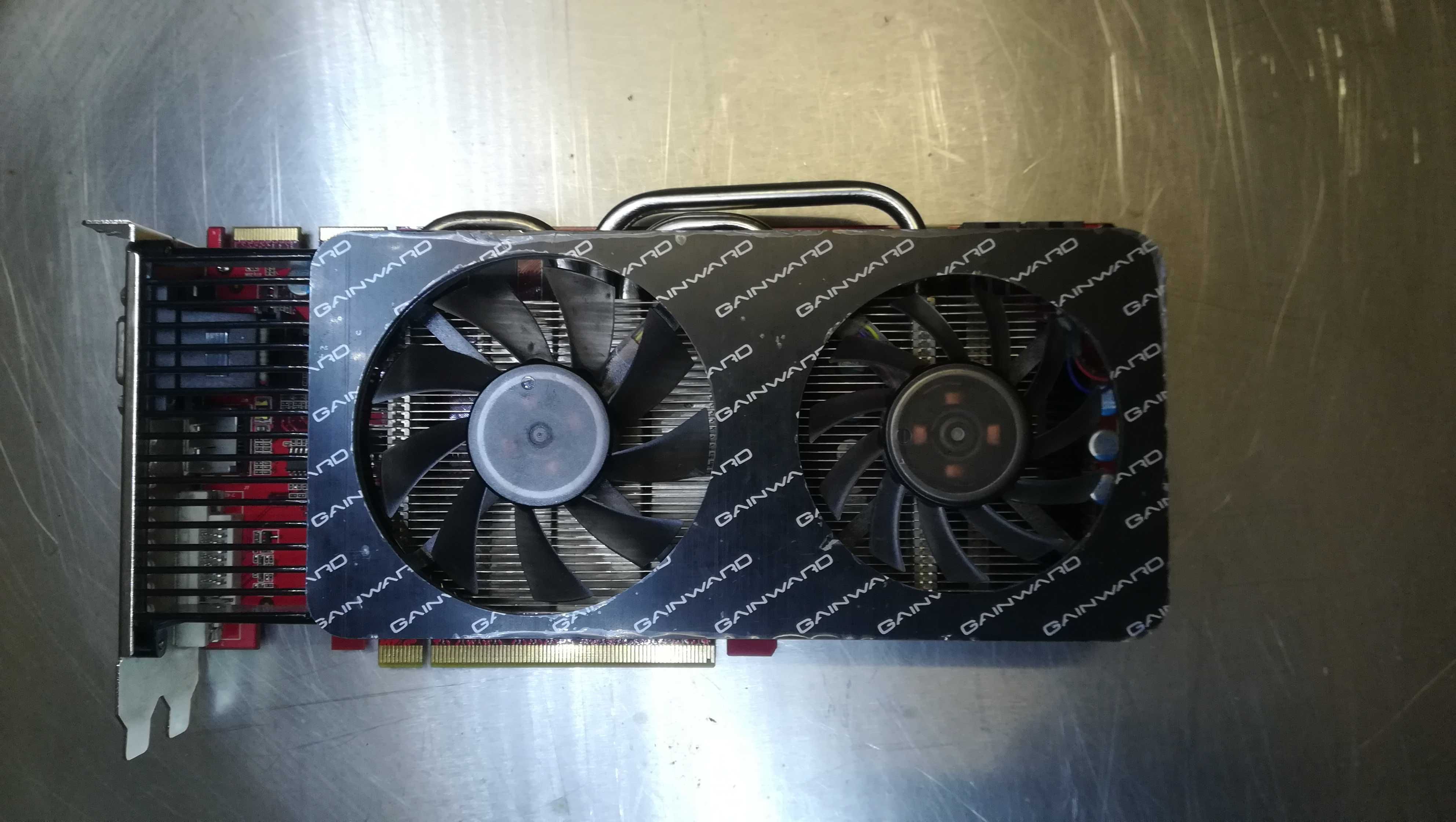 рабочая видеокарта на 5 памяти Palit Radeon HD 4870 Sonic Dual Edition
