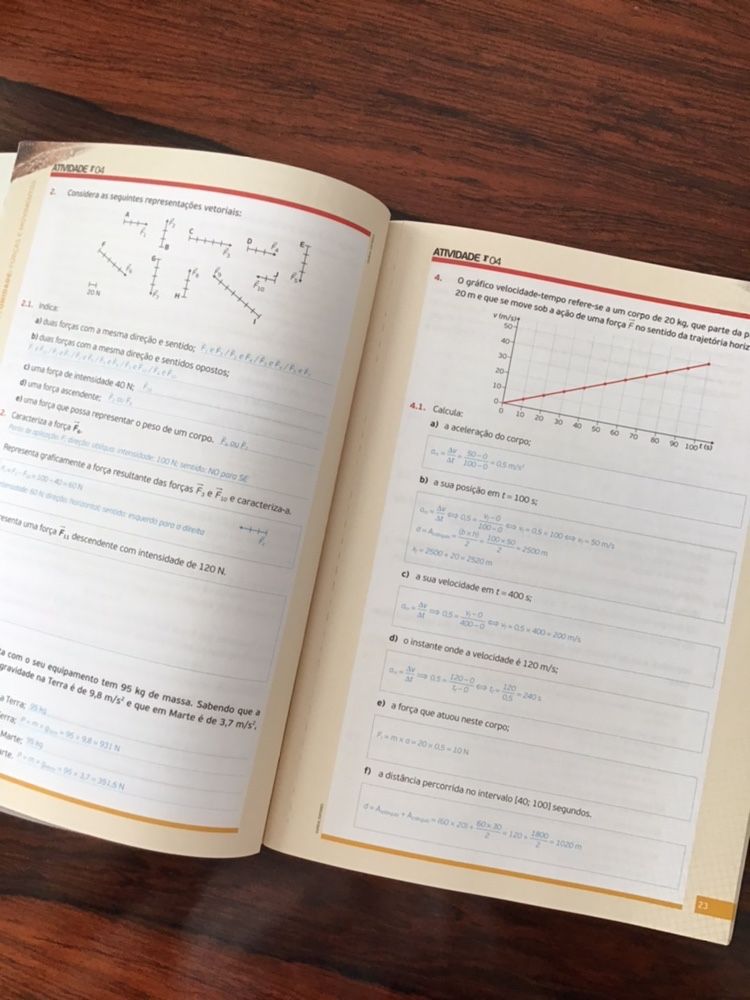 Livro de exercícios de Físico-Química A, 9.º ano