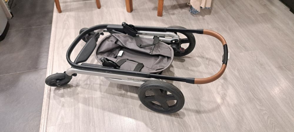 Carrinho pack trio Zélia + Alcofa + Ovo Coral cinza