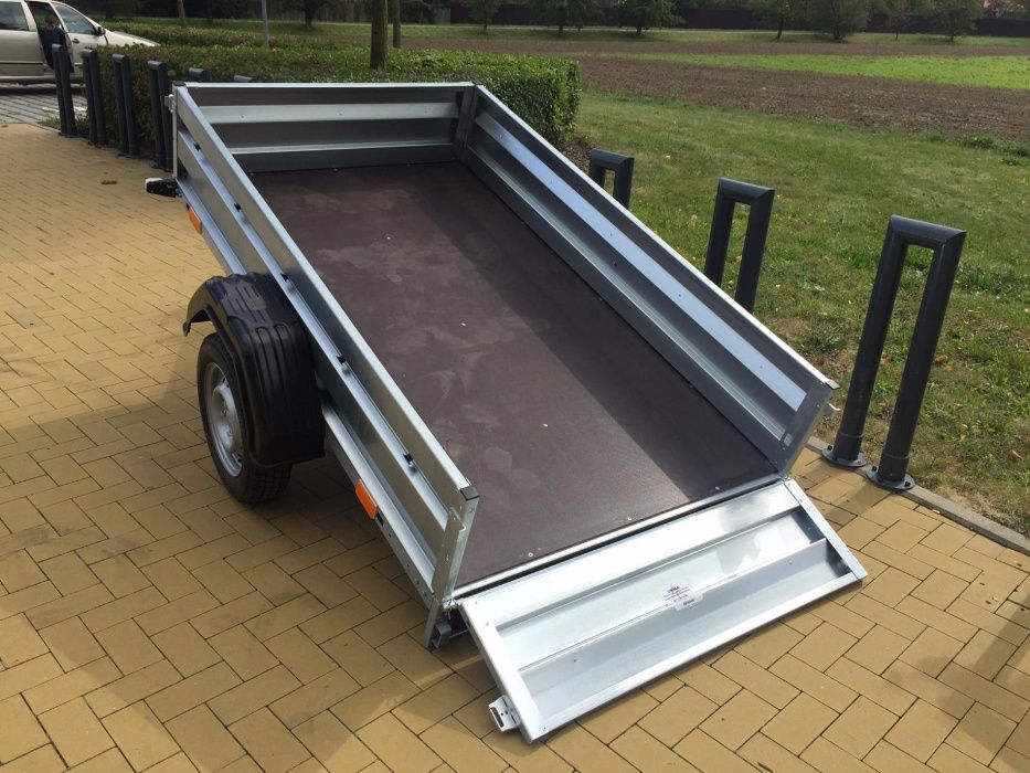 WZMACNIANA Przyczepa samochodowa 215x130 ZASŁAW 205SU 235 265 PRZEMYŚL