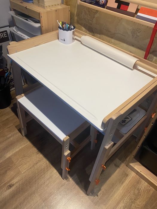 Biurko krzeslo sosna ikea