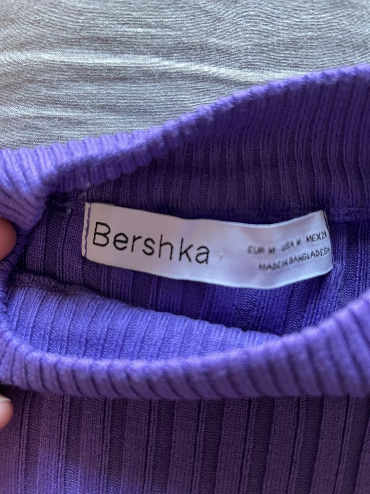 Bluzka bershka fioletowa