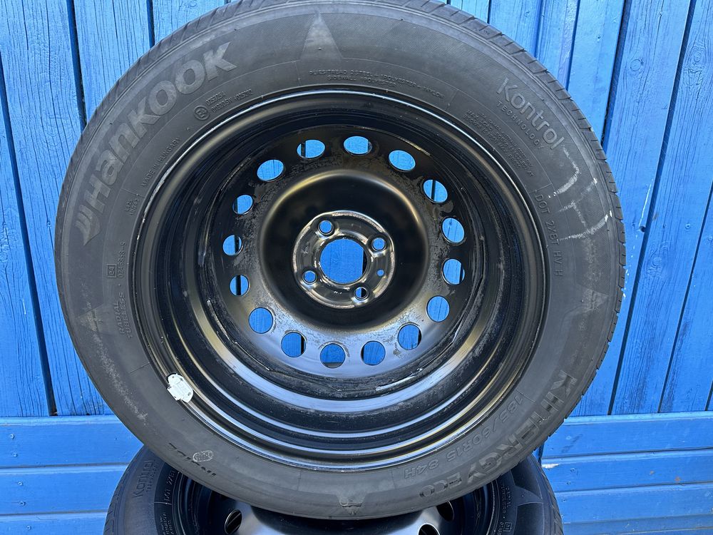 Koła letnie 4x100 185/60R15 kangoo dacia sandero modus, clio 3z Niemie