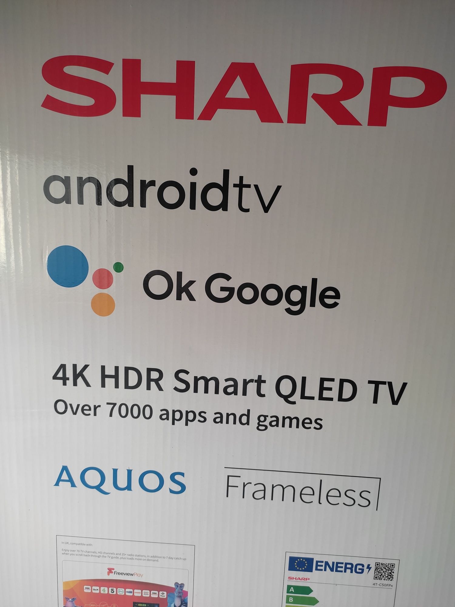 TV Sharp QLED Smart TV Android TV Google TV 50 nowy