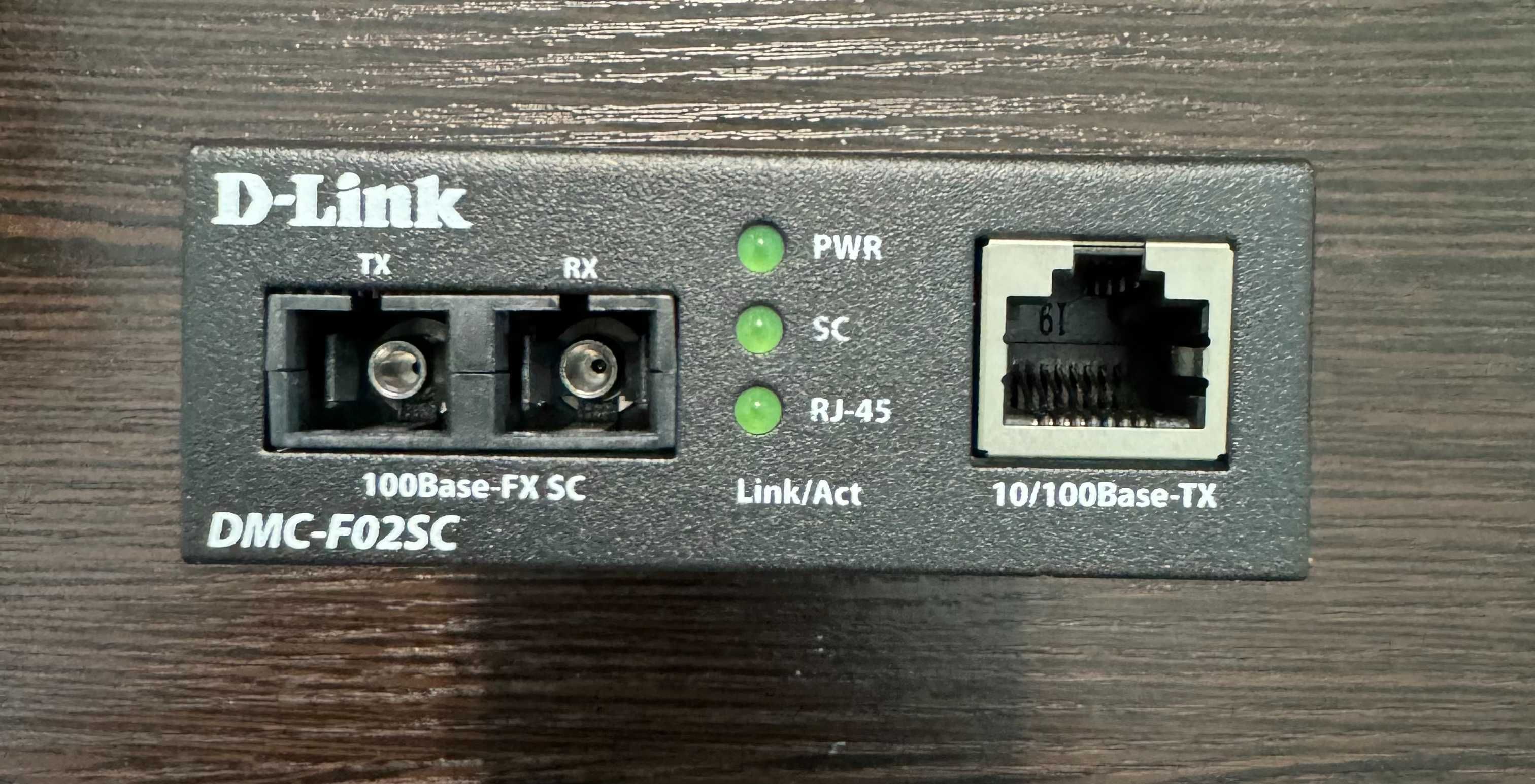 Медіаконвертер D-Link DMC-F02SC