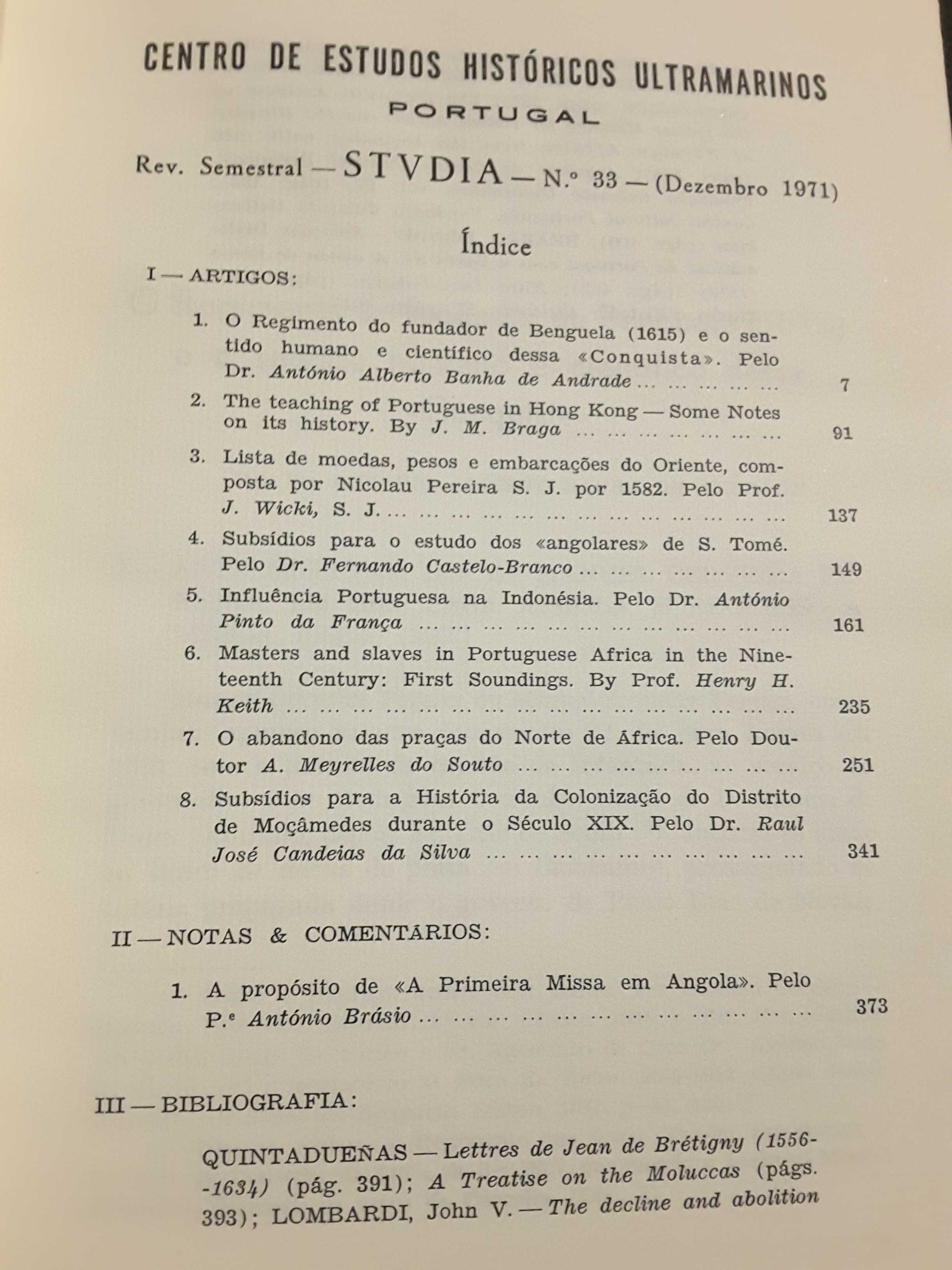 STVDIA: Influência na Indonésia-Norte de África / Diogo do Couto