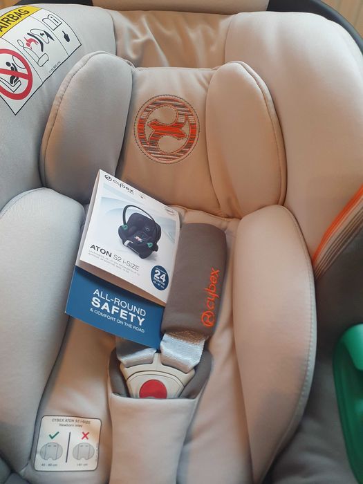 Fotelik samochodowy 0-13kg. Cybex ATON S-2 i-Size Lava Grey - mid grey