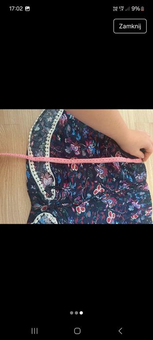 Spodenki w kwiaty kolorowe