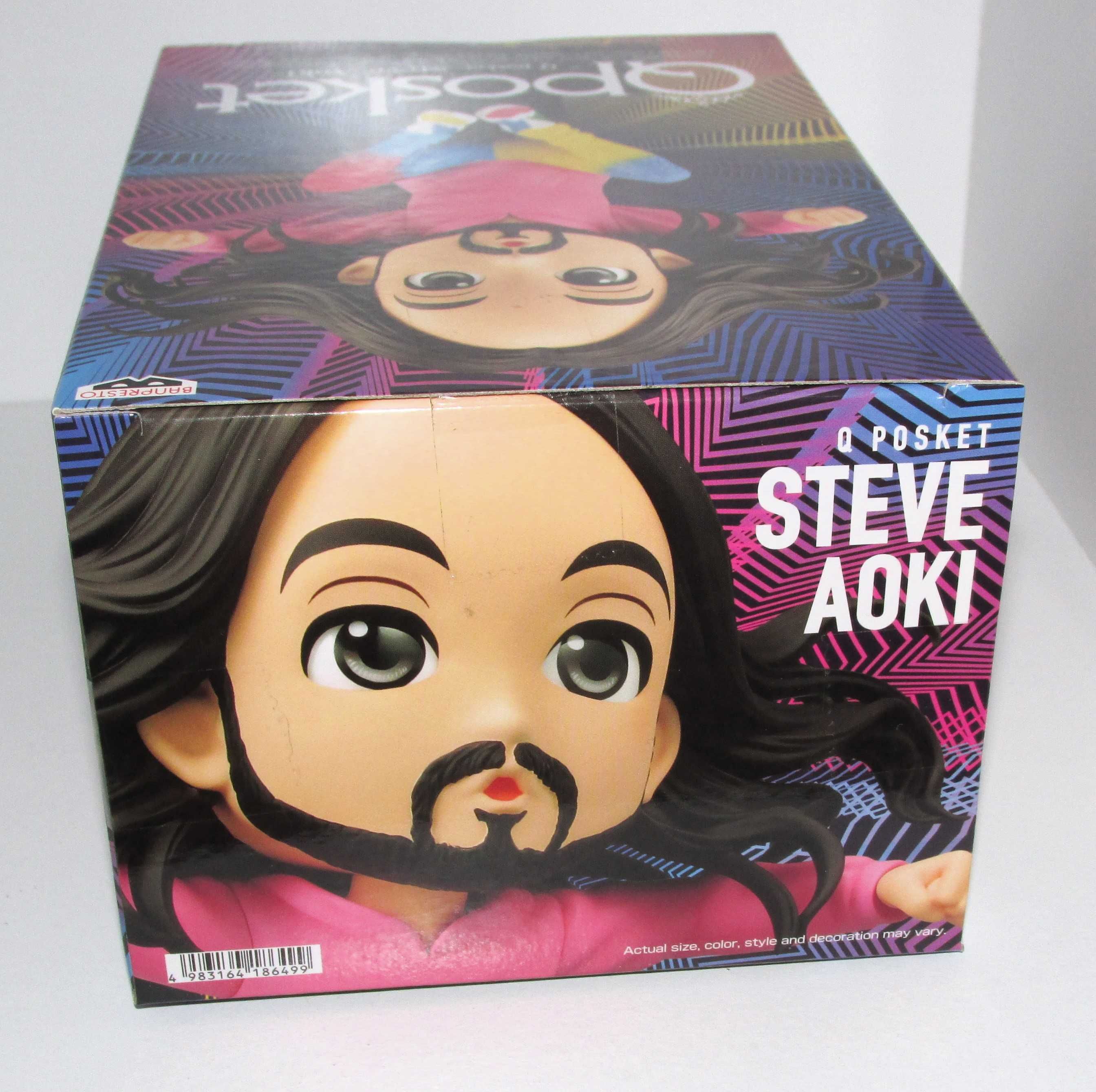 Figura Qposket Steve Aoki Bandai/Banpresto Novo/Selado