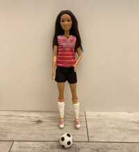 Lalka Barbie piłkarka nożna
