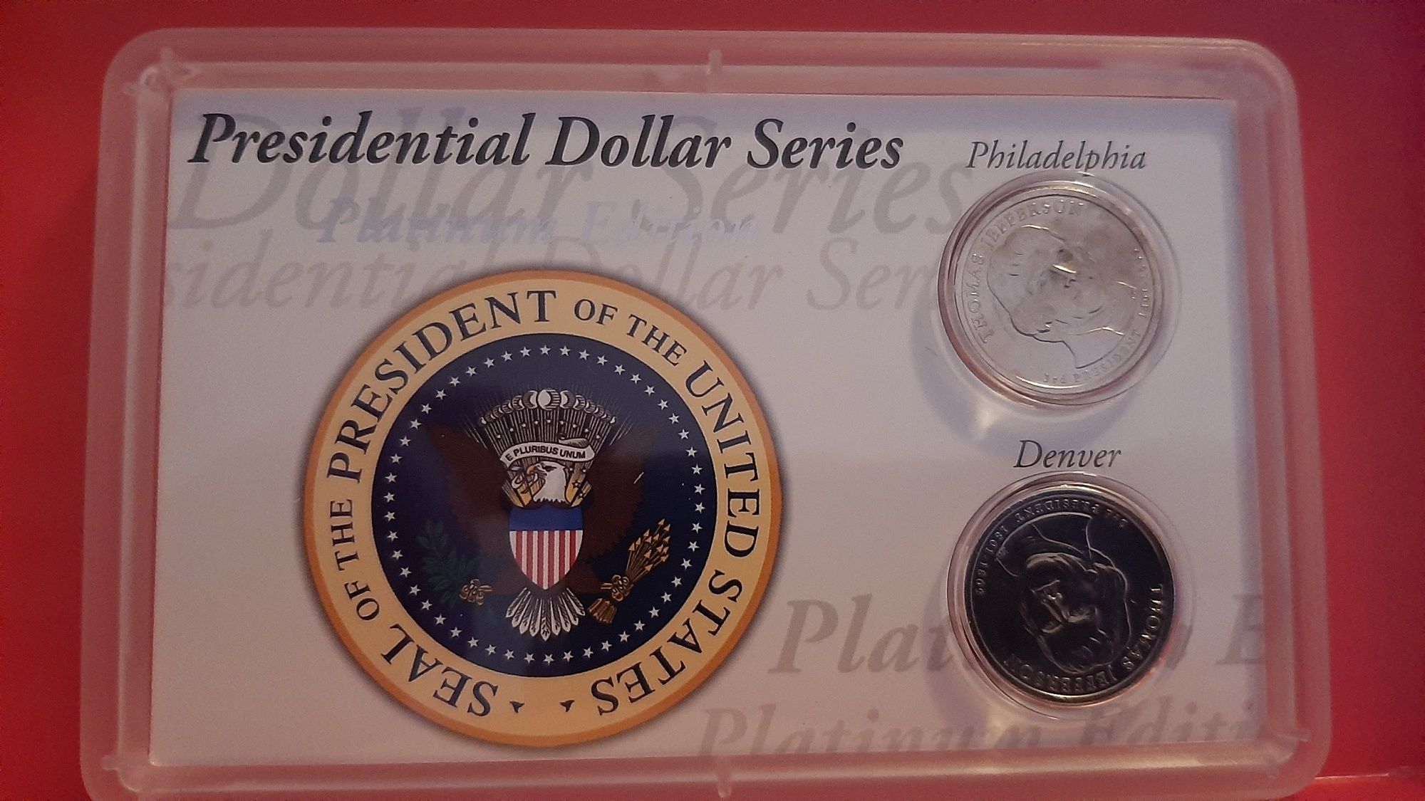 1 dolar Prezydencki USA Platynowa edycja