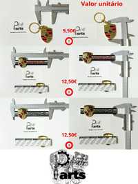 Emblema guarda lamas Porsche / Porta chaves