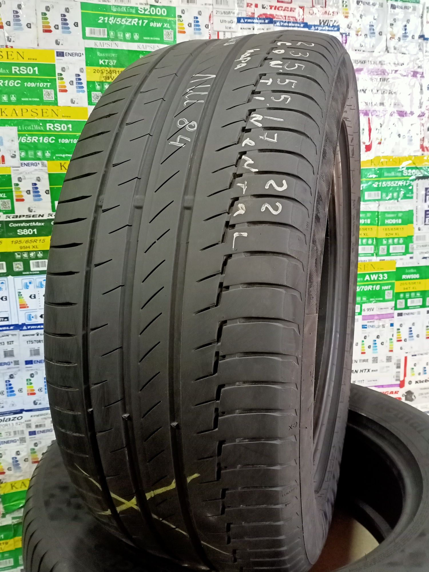 Літні шини пара 235/55 r17 continental 2022рік