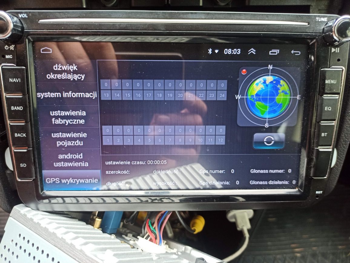 Radio 2 Din VW SD Android Nawigacji Bluetooth