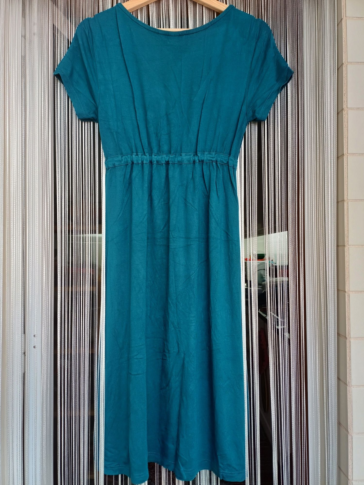 Vestido azul turquesa da H&M (38/M)