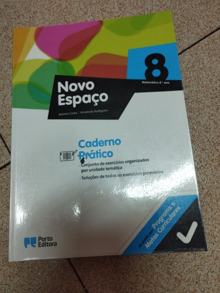 Caderno de atividades  matemática novo espaço 8