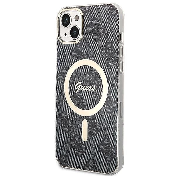 Etui Guess 4g Print MagSafe na iPhone 14 Plus + ładowarka indukcyjna -