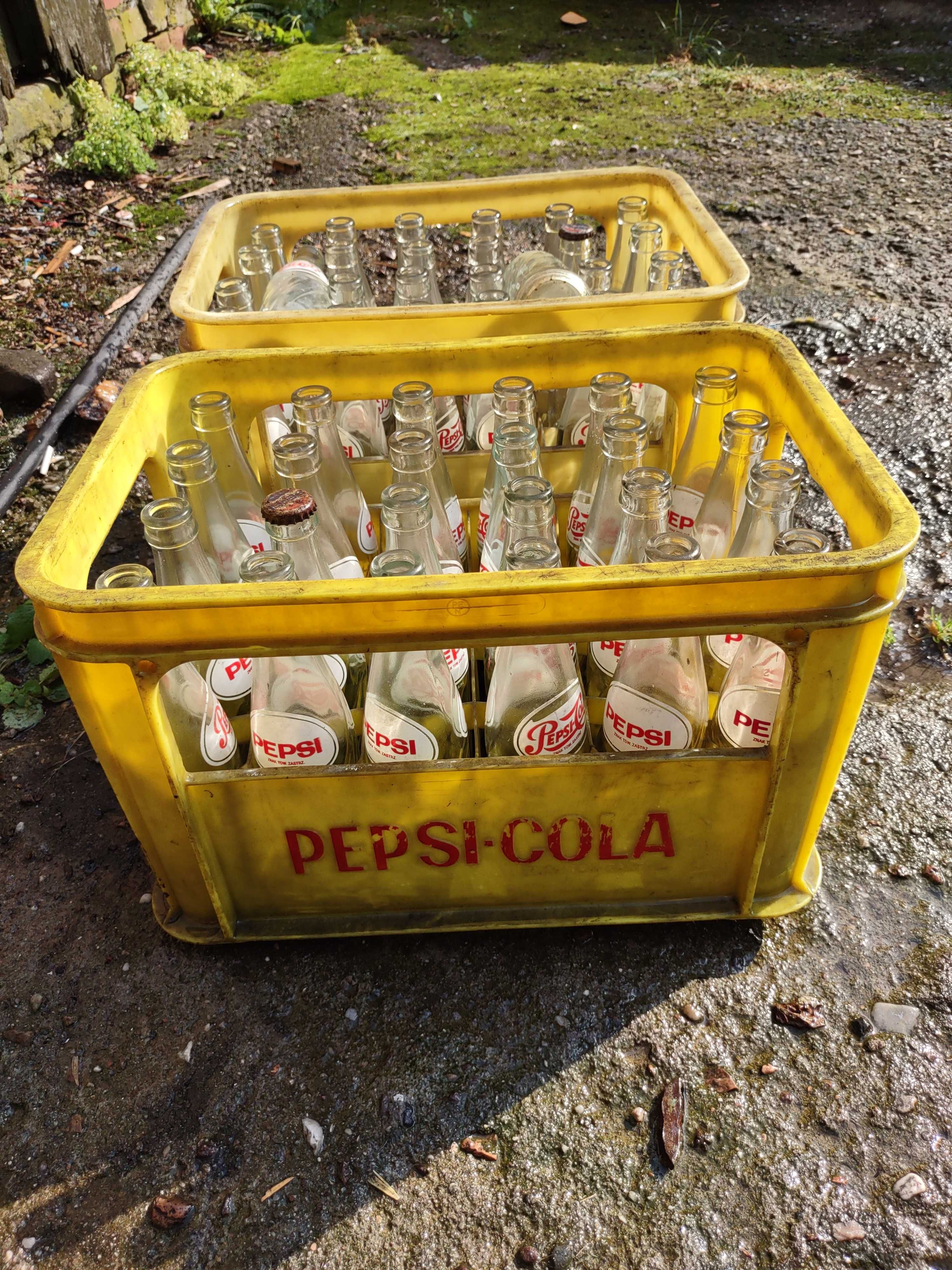Butelki  Pepsi Cola 24szt.+skrzynka