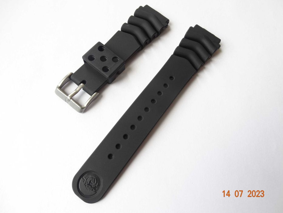 Pasek silikonowy gumowy 20mm 22mm do divera Seiko SKX009 SKX007 Sumo