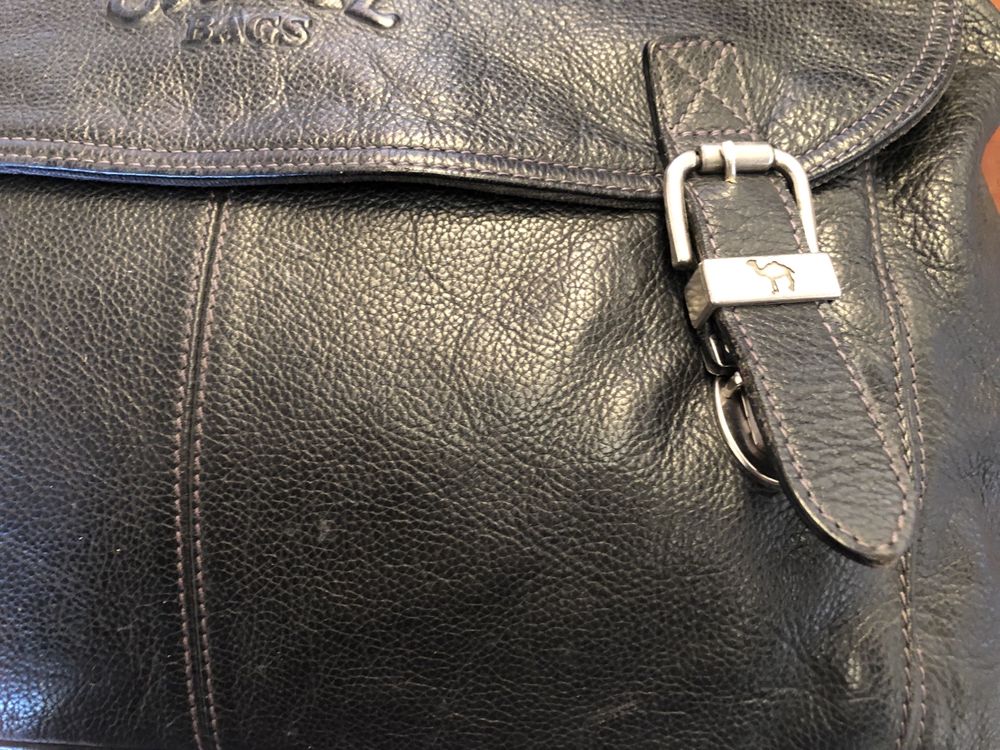 Camel Bag em pele