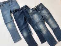 trzy pary spodni SINSAY i DENIM roz. 134