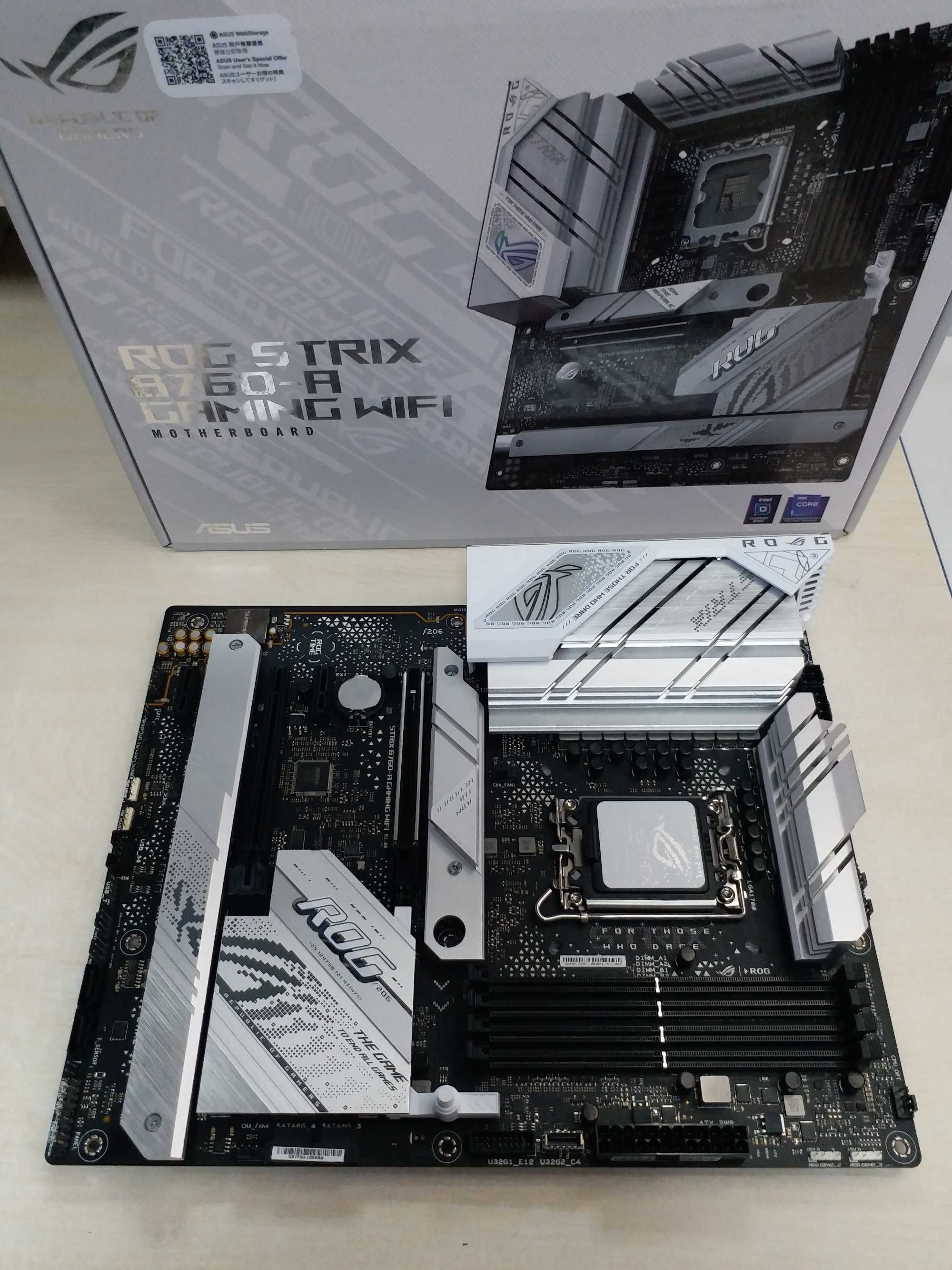 Asus ROG Strix B760-A Gaming WiFi  LGA 1700,  DDR5