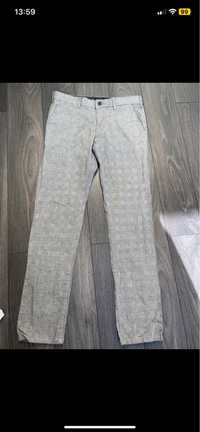 Eleganckie szare spodnie w kratkę Mcneal