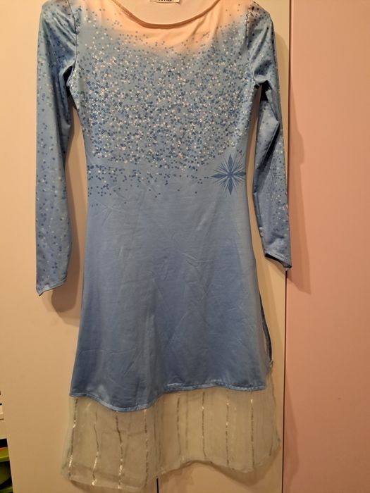 Strój karnawałowy elza kraina lodu roz. 130