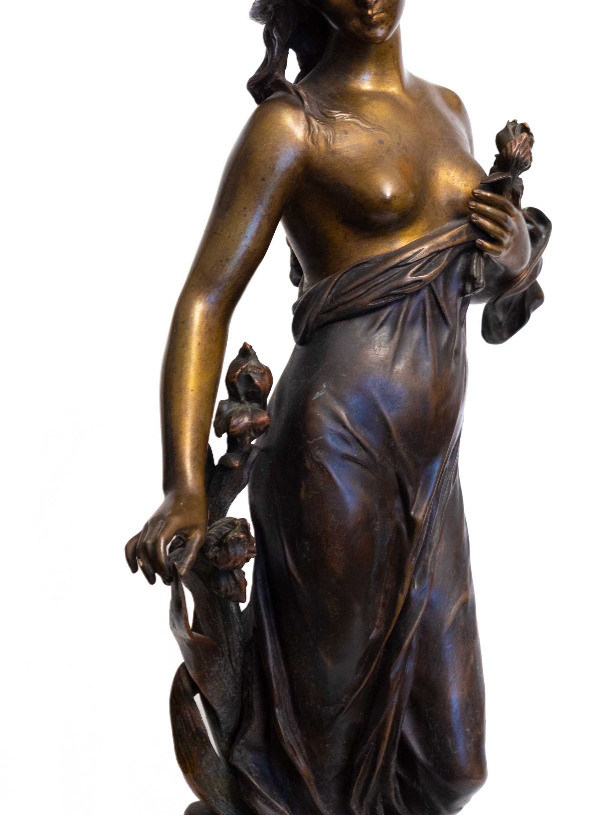 Estátua bronze deusa Diana Edouard Drouot | século XIX