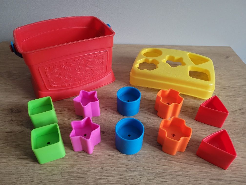 Zestaw Fisher Price Sorter Wywrotka Wesołe Pierwsze Klocki Malucha