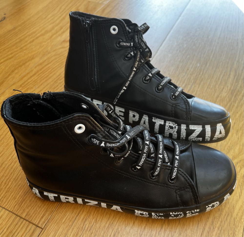 Trampki Patrizia Pepe rozm. 38 czarne