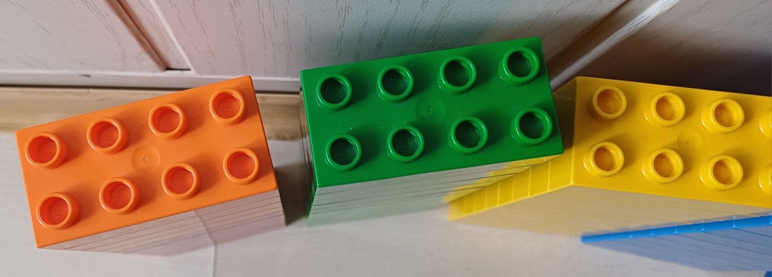 Lego BRICK DUPLO konstrukcyjne klocek  4x2 kolory mix
