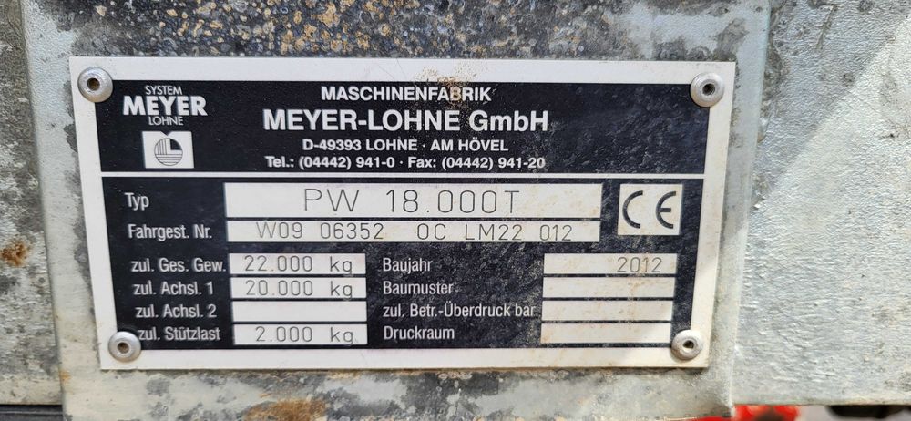 Beczkowóz REKORDIA 18000 L - 2012r Wóz asenizacyjny