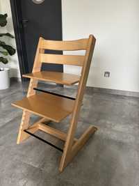 Stokke Tripp Trapp natural ze ślizgaczami