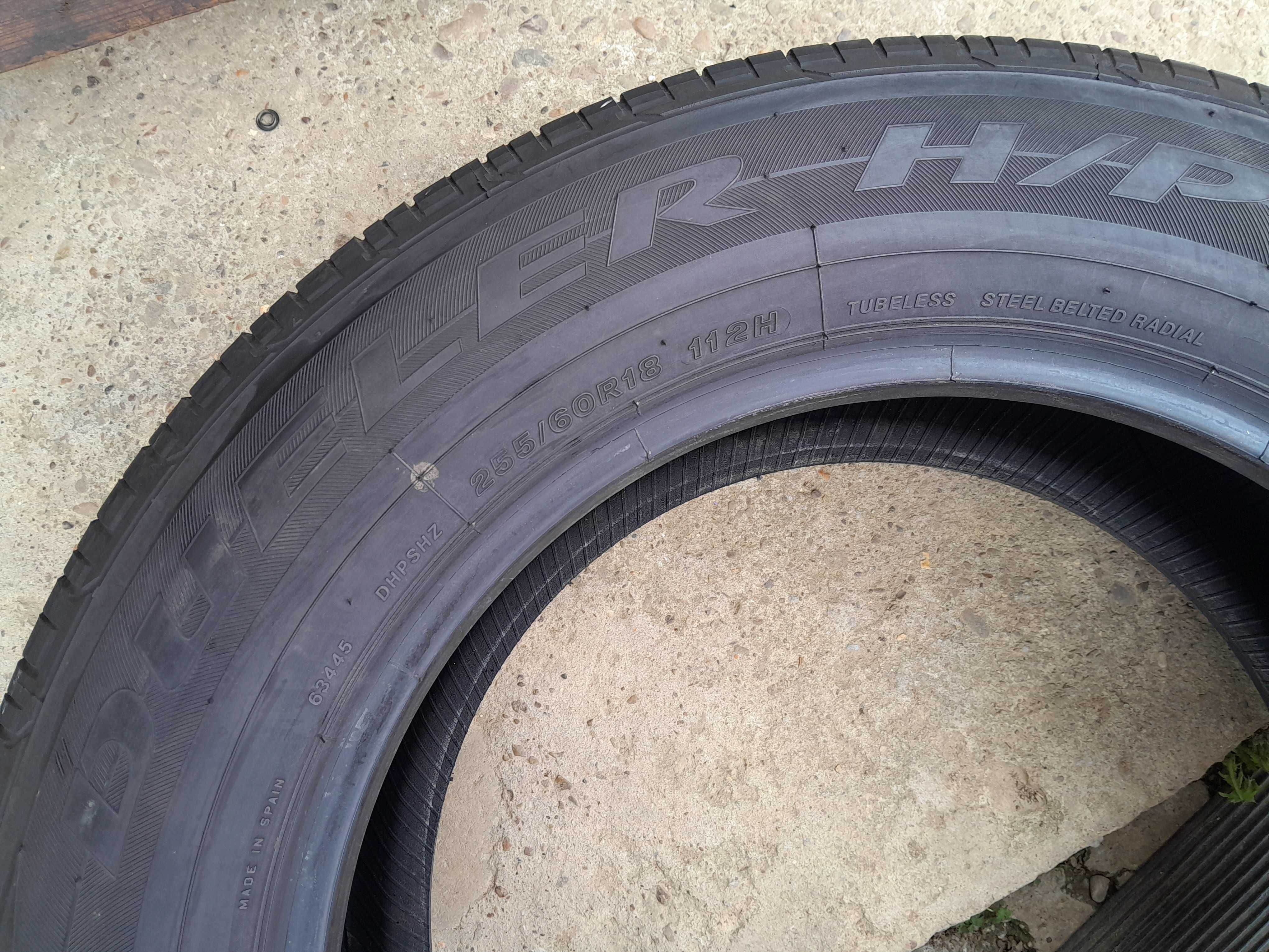 225 60 18 Bridgestone 4шт Шини літні резина літо 225/60 r18 (Л29)