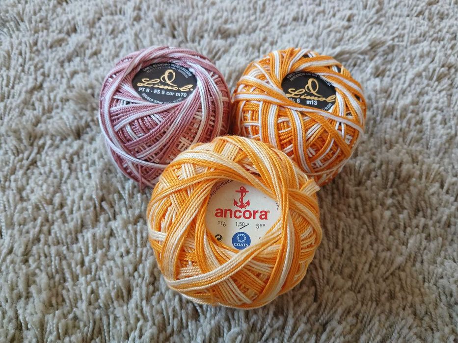 Linhas de Crochet Limol e Âncora