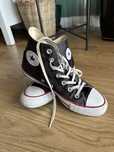 Czarne trampki converse za kostke, dlugie. R.36,5