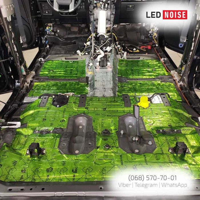 Виброизоляция Шумоизоляция Acoustics Ватин каучк MultiMat авто шумка