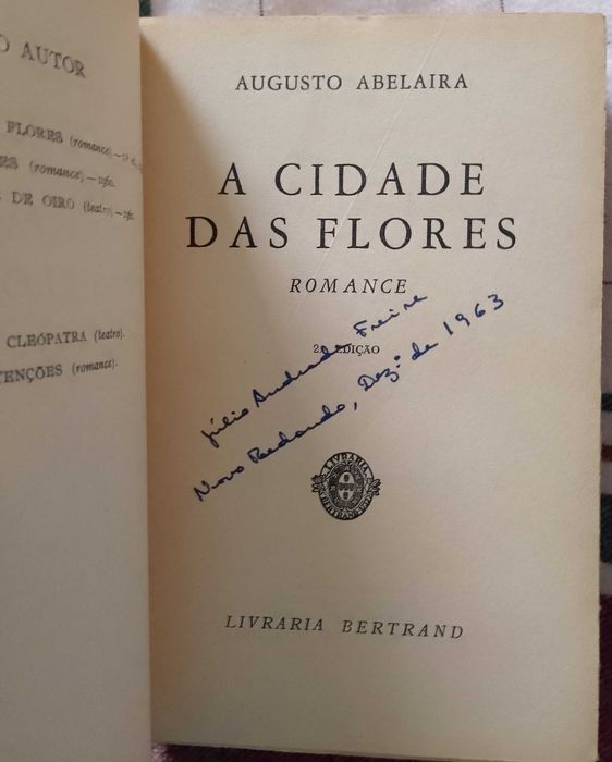 A cidade das flores, Augusto Abelaira