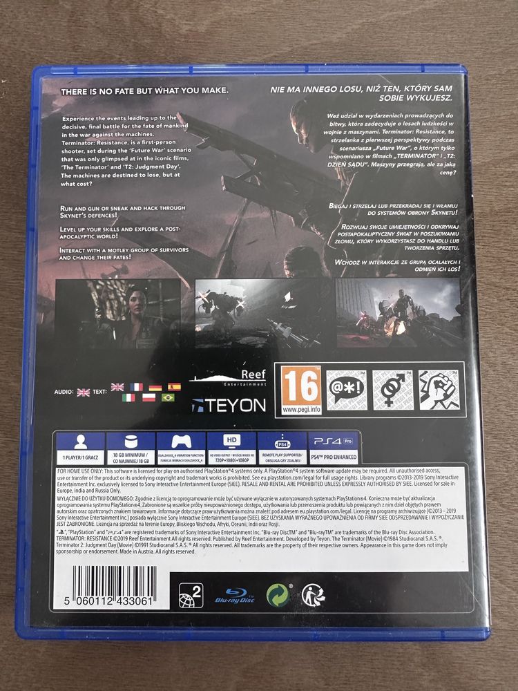 Terminator Resistance PS4/PS5