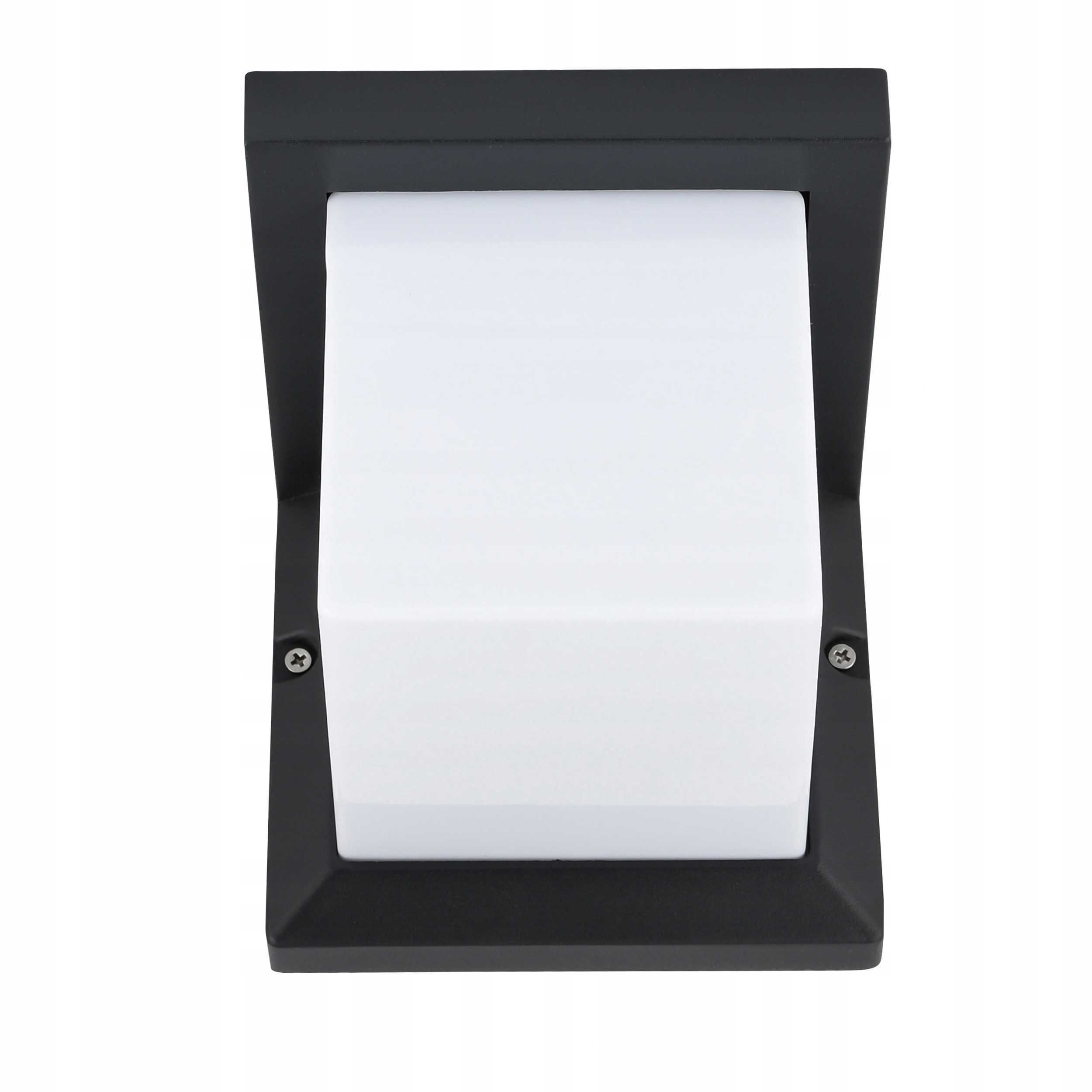 Lampa elewacyjna LED zewnętrzna kinkiet ogrodowy czarny E27 gwint