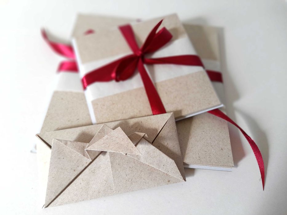 Papel reciclado para origami